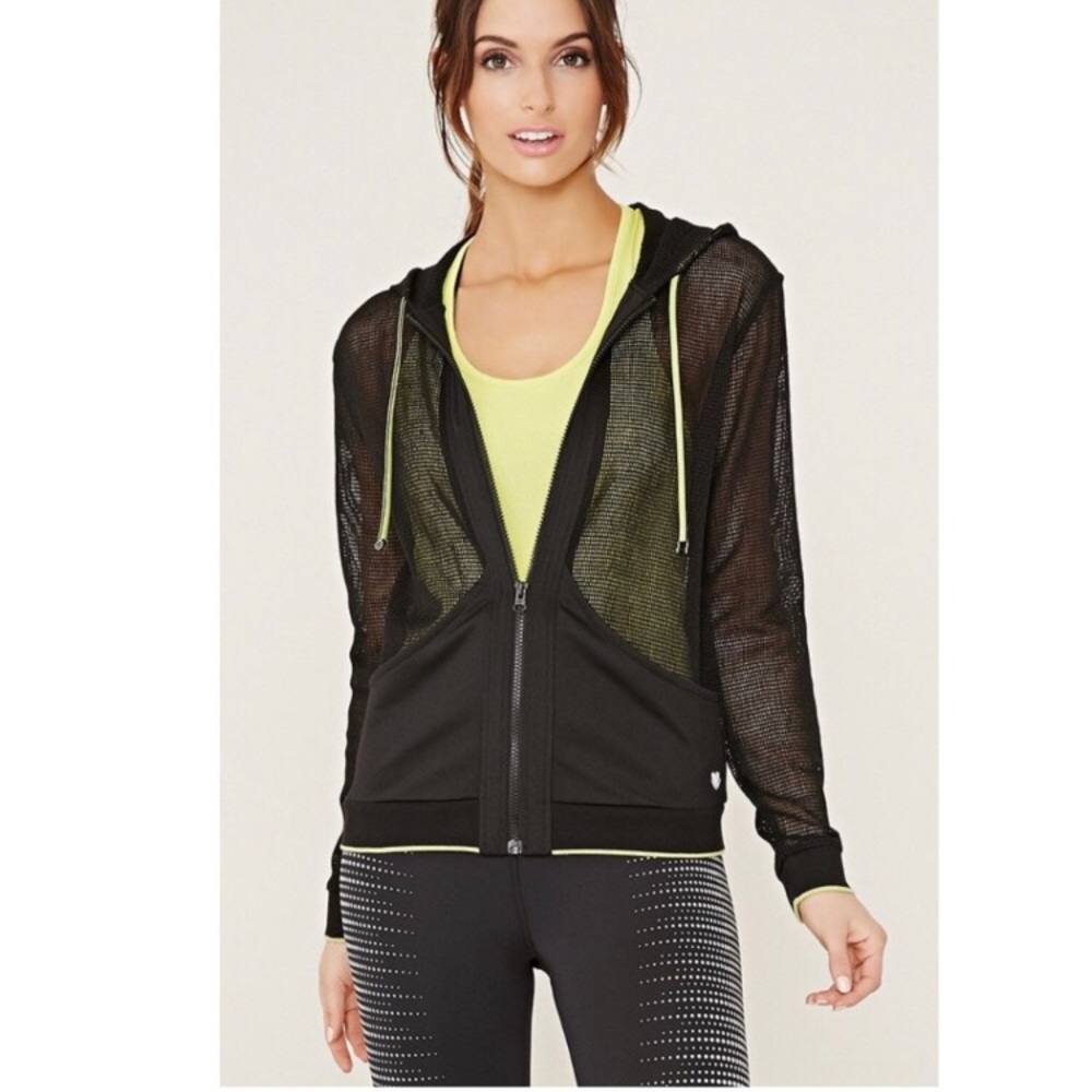 F21 Active Sports Mesh Jacket